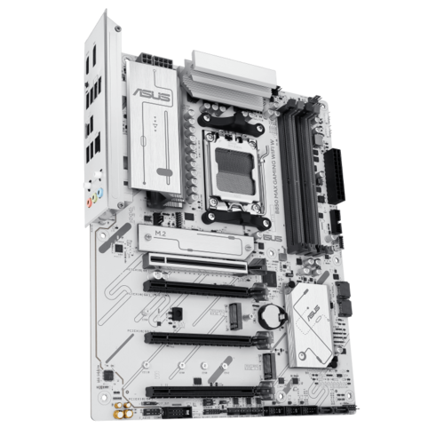 לוח אם לבן ASUS B850 MAX GAMING WIFI W AMD AM5 DDR5
