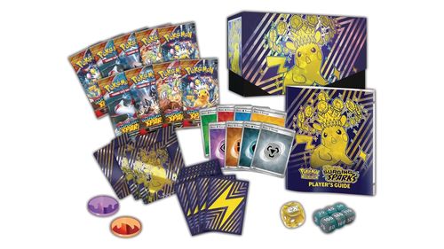 מארז קלפי פוקימון – Surging Sparks Elite Trainer Box
