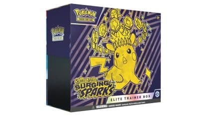 מארז קלפי פוקימון – Surging Sparks Elite Trainer Box