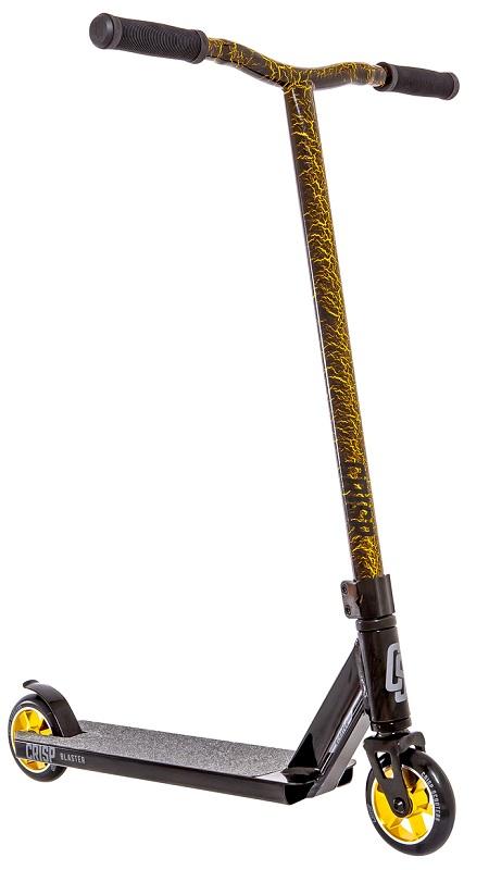 קורקינט פעלולים Crisp Blaster Black Gold Cracking Scooter