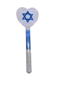 מקל אורות לב ישראל כ 36 ס"מ