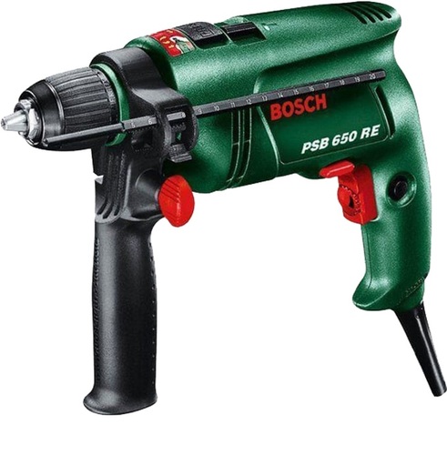 מקדחה רוטטת 650W דגם BOSCH GSB 650