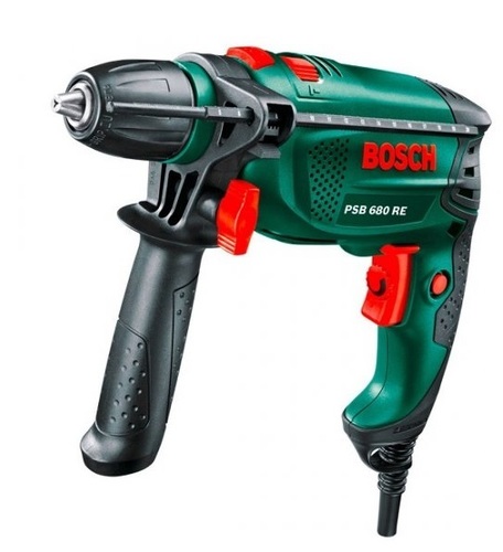 מקדחה רוטטת 680W דגם BOSCH PSB 680 RE