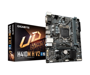 לוח אם אינטל דור 10 Gigabyte H410M H V2 1.7 Micro-ATX LGA1200