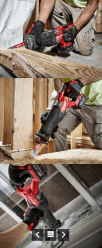  מסור חרב נטען בראשלס 18V פיול מילווקי Milwaukee 2821-20 / M18 FZS FUEL BRUSHLESS – גוף בלבד