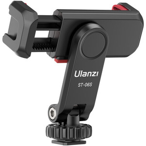 מתאם חצובה לסמארטפון Ulanzi ST-06S Cold Shoe Smartphone Holder
