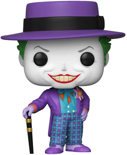 בובת פופ גיבורים: באטמן 1989 - הג'וקר עם כובע -#337  Funko POP! Heros: Batman 1989 - Joker w/ Hat 