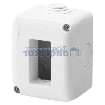 קופסה להתקנה על הטיח 1 מודול Gewiss System Combi