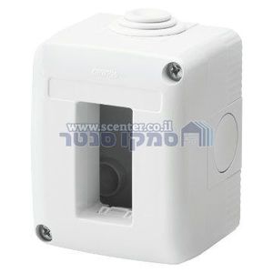 קופסה להתקנה על הטיח 1 מודול Gewiss System Combi