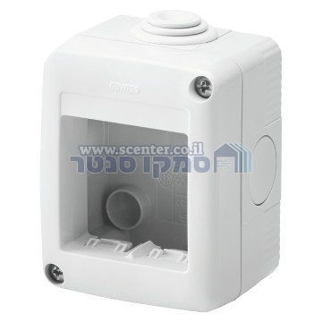 קופסה להתקנה על הטיח 2 מודול Gewiss System Combi