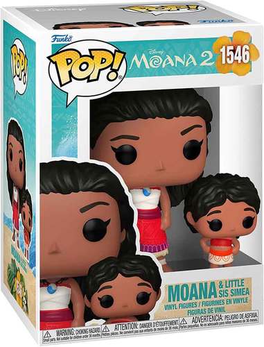 בובת פופ דיסני: מואנה 2 - מואנה וסימאה - Funko POP! Disney: Moana 2 - Monana w/ Little Sis Simea #1546