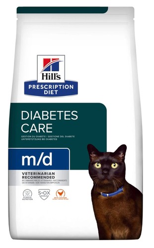 m/d | Hill's Prescription Diet דאיביטיס קייר לחתול 3 ק