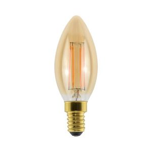 פחם נר אמבר שמפניה לעמעום E14 5W תאורת אווירה חמה Nisko