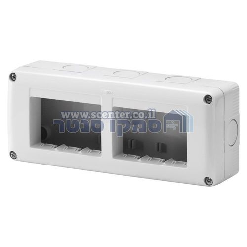 קופסה להתקנה על הטיח 6 מודול Gewiss System Combi