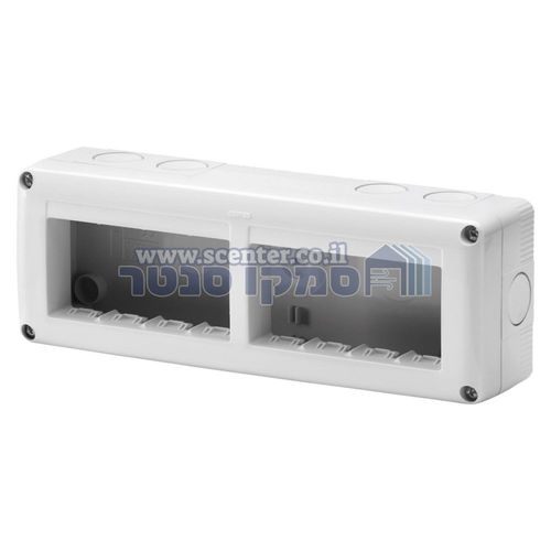 קופסה להתקנה על הטיח 8 מודול Gewiss System Combi