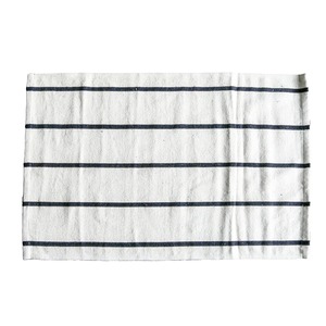 שטיח כותנה 60X90 ס"מ Azure Line - פסים שחור