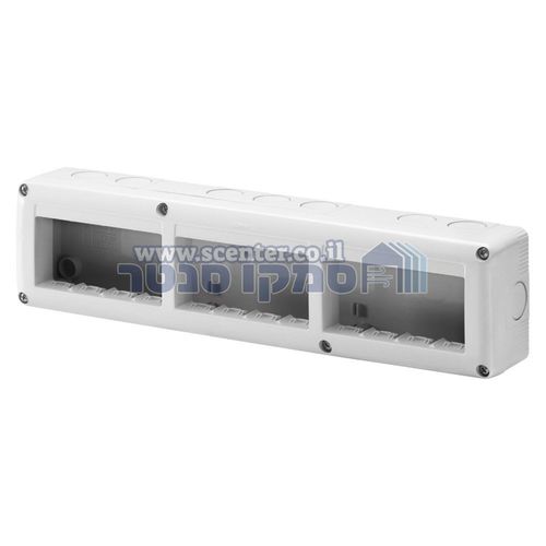 קופסה להתקנה על הטיח 12 מודול Gewiss System Combi