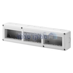 קופסה להתקנה על הטיח 12 מודול Gewiss System Combi