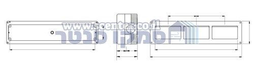 קופסה להתקנה על הטיח 12 מודול Gewiss System Combi