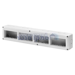 קופסה להתקנה על הטיח 16 מודול Gewiss System Combi
