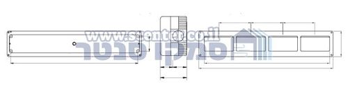 קופסה להתקנה על הטיח 16 מודול Gewiss System Combi