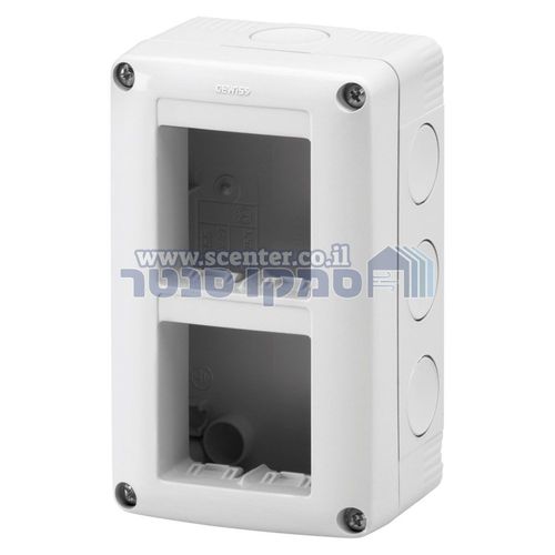 קופסה להתקנה על הטיח 4 מודול Gewiss System Combi