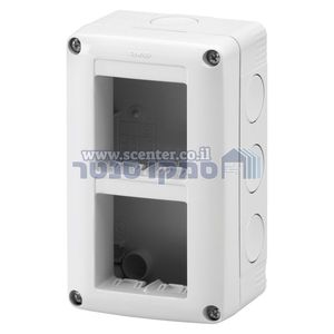 קופסה להתקנה על הטיח 4 מודול Gewiss System Combi