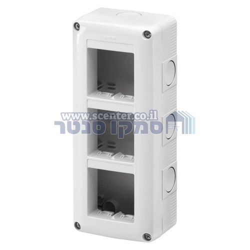 קופסה להתקנה על הטיח 6 מודול Gewiss System Combi