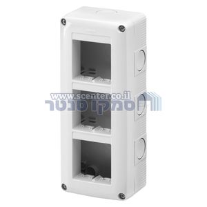 קופסה להתקנה על הטיח 6 מודול Gewiss System Combi