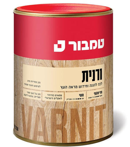 ורנית לעץ על בסיס ממס טמבור | 750 מ