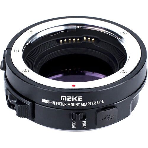 מתאם עדשה עם פילטרים Canon EF ל-Meike Drop-In Filter Adapter Sony E
