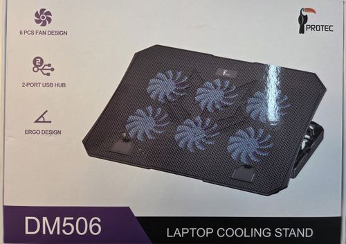 משטח קירור ומעמד למחשב נייד Protec DM506