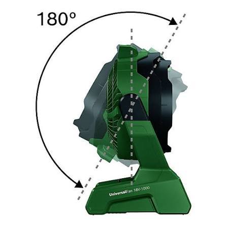 גוף מאוורר נטען בוש UNIVERSAL FAN 18V-1000 מבית BOSCH בוש