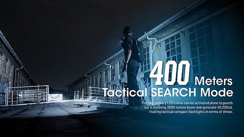 פנס יד הצפה נטען 6500 לומן EDC29 למרחק 400 מ'