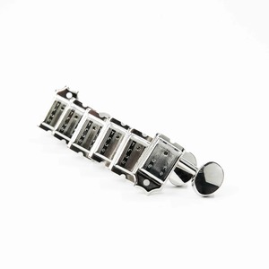 סט מפתחות 6 בשורה ניקל Allparts TK-0892-001 True Tune 6-In-Line Vintage Style