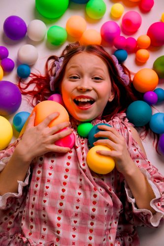 כדור סטרס צבעוני 4 ס