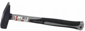 פטיש פלדה ידית TPR ארגונומית אפור 300 גרם KRT901201 Varo kreator