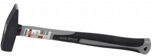 פטיש פלדה ידית TPR ארגונומית אפור 500 גרם KRT901202 Varo kreator
