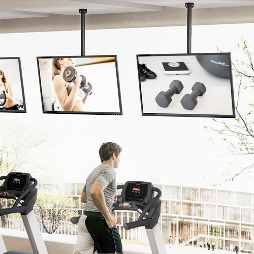 זרוע למסכים לתליה מהתקרה לטלוויזיה למחשב עד Lumi Brateck 43