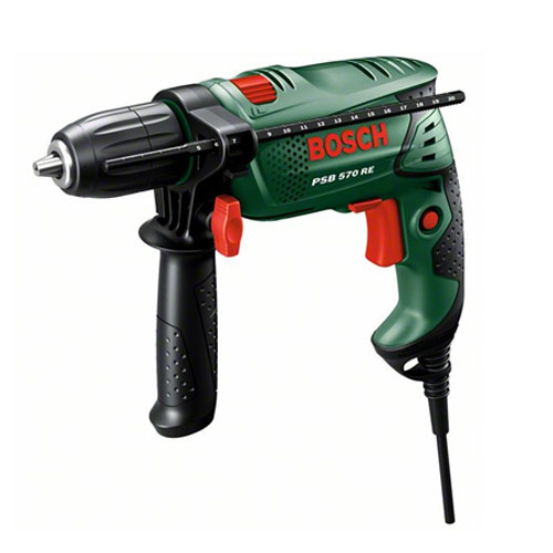 מקדחה רוטטת 570W דגם BOSCH PSB 570 RE