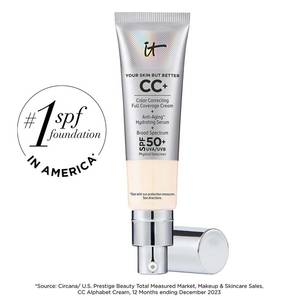 מייקאפ איי טי קוסמטיקס IT Cosmetics CC+ Cream Full-Coverage Foundation with SPF 50+