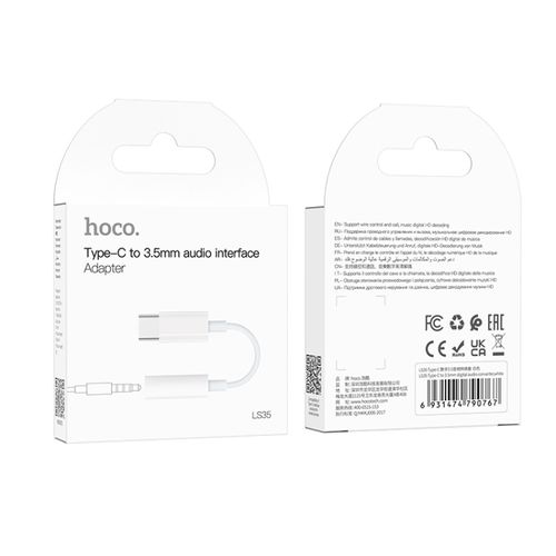 מתאם אודיו Hoco LS35 Type-C to 3.5mm