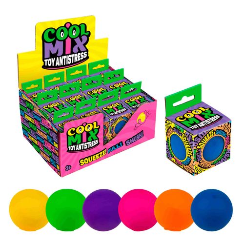 כדור סטרס צבעוני 4 ס