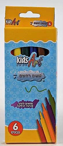 טוש רחיץ קידס ארט 6 גוונים 