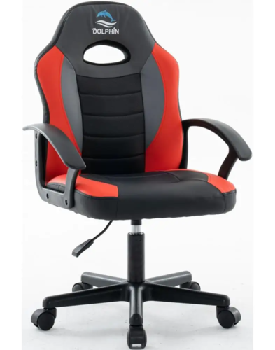 כיסא גיימינג לילדים - דגם Dolphin - אדום