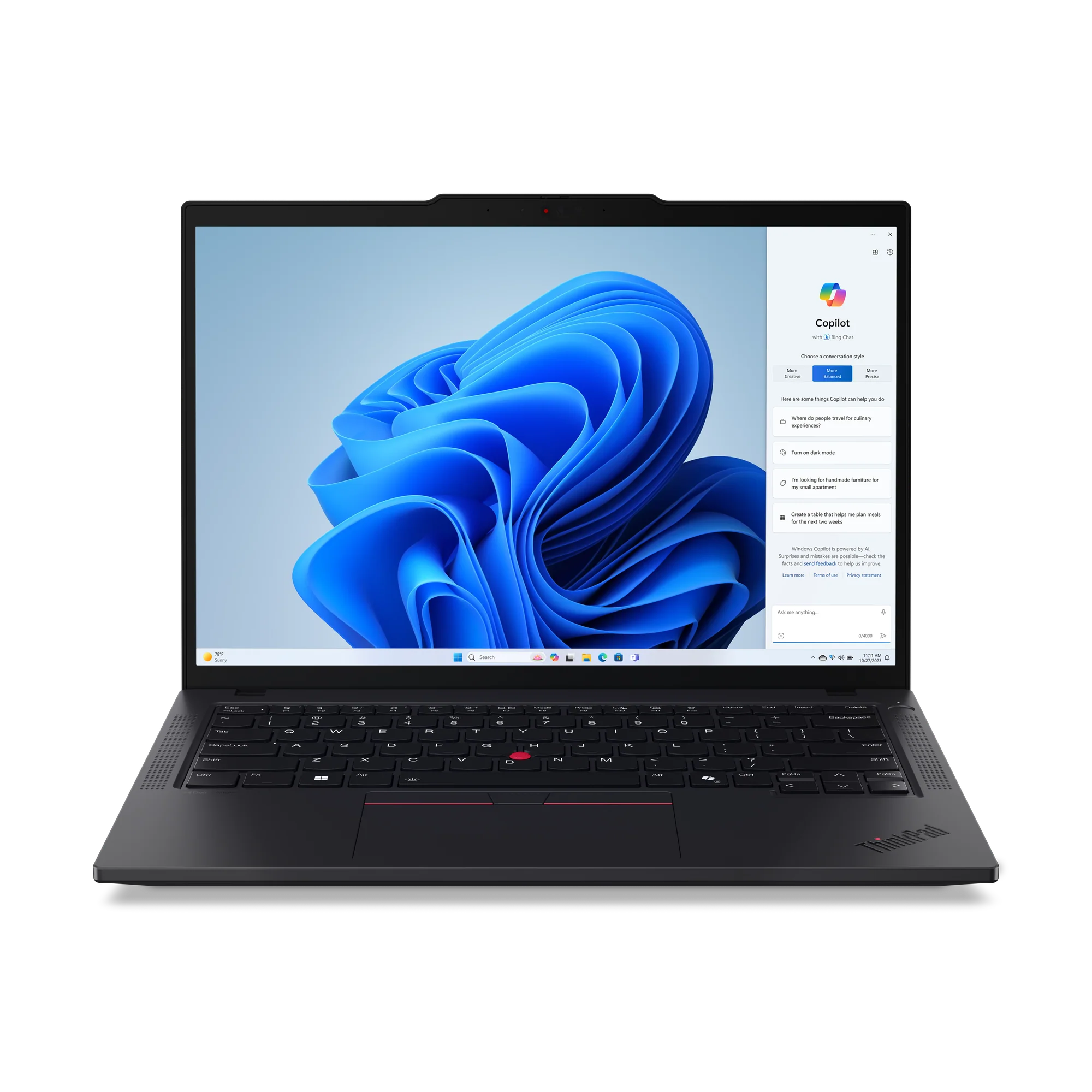 מחשב נייד LENOVO T14 G5 Ultra 7 155U | 64GB | 1TB | Win11Pro | 3Y Pr 21ML003TIV