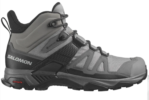 נעלי גברים נעלי גברים X Ultra 4 Mid Gtx אפורות - Salomon