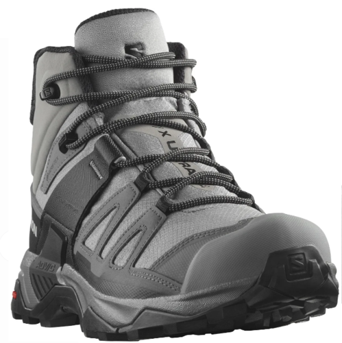 נעלי גברים נעלי גברים X Ultra 4 Mid Gtx אפורות - Salomon