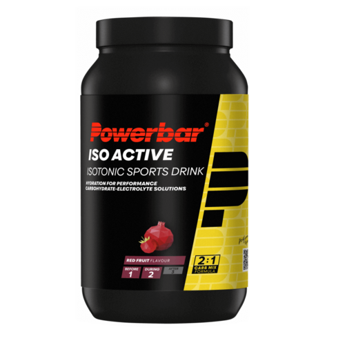 אבקה איזוטונית Powerbar ISOACTIVE (1320g) Red Fruit