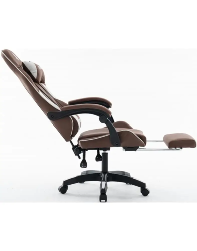 כיסא משחקים - דגם Shark - חום